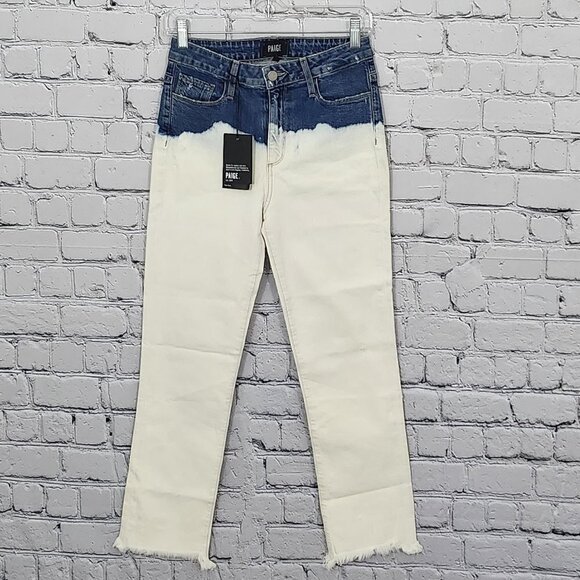 2/$50 Paige Hoxton High Rise Straight Ankle Jeans Size 27 - Picture 1 of 7
